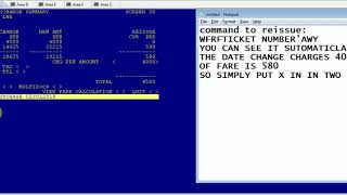 Sabre Training how to exchange ticket in 3 easiest steps [upl. by Thgiwed946]