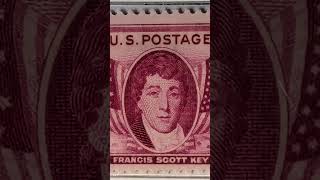 Francis Scott Key 3 Cent Stamp  Author of quotThe Star Spangled Bannerquot [upl. by Etam670]