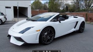 2012 Lamborghini Gallardo Spyder Performante Start Up Exhaust and In Depth Review [upl. by Wisnicki]