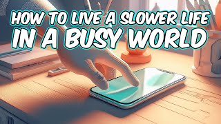 How to Live a Slower Life in a Busy World [upl. by Eenahs]