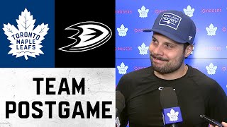 Maple Leafs Media Availability  Postgame vs Anaheim Ducks  February 17 2024 [upl. by Ahsinrad253]