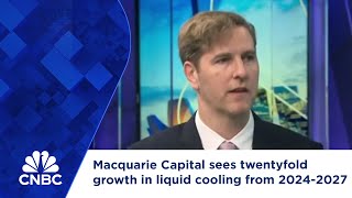 Macquarie Capital sees twentyfold growth in liquid cooling from 20242027 [upl. by Manbahs]