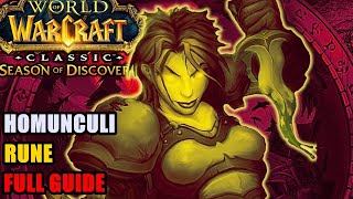 Homunculi Rune Guide WoW  Prophecy of a Desecrated Citadel [upl. by Kenny]