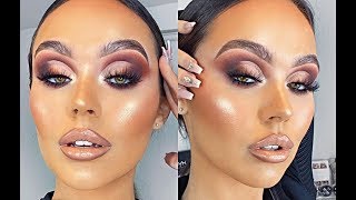 BROWN AND CREAM CUT CREASE TUTORIAL  REBEKAH ELLER [upl. by Eelyrag]