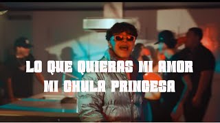 Lo que quieras mi amor mi chula princesa  Xavi  La Diabla Video Letra [upl. by Sutsugua128]