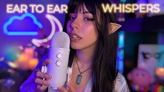 ASMR Ear to Ear Whispering 🌷🩵  trigger assortment [upl. by Milton]