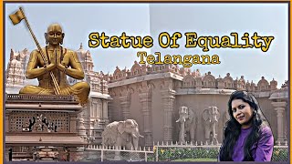 Statue Of Equality Shamshabad Hyderabad Telangana 2nd tallest sitting Statue in the worldTemple [upl. by Arbed]