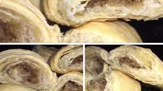 Homemade Flaky Pastry  How To Flaky pastry  Make Puff Pastry How to make Fresh croissants [upl. by Assirt]