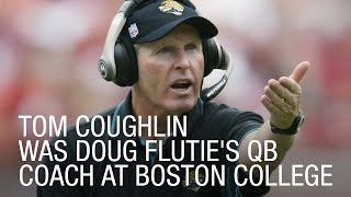 Tom Coughlin was Doug Fluties QB Coach at Boston College [upl. by Vigor]