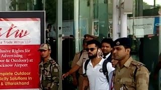 Team India amp New Zealand arrived At Lucknow Airport [upl. by Naie]