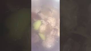 tinolang manok with sayote at dahon ng chili youtubeshorts [upl. by Pippo7]