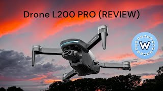 DRONE GPS L200 PRO REVIEW [upl. by Atelahs]