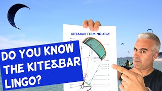 Kite terminology  Do you know all the names of Kite and bar [upl. by Leslie]