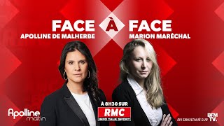 🔴 DIRECT  Lintégrale de linterview de Marion Maréchal sur RMC [upl. by Eupheemia]