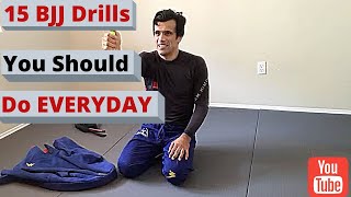 15 BJJ Drills you should do EVERYDAY  Cobrinha BJJ [upl. by Ronnie]