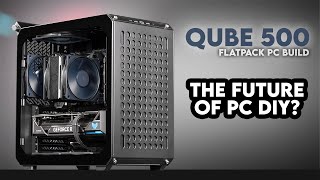 This PC Build Hits Different  Cooler Master Qube 500 Gaming PC Build  No RGB RTX 4070 Ti [upl. by Surovy]