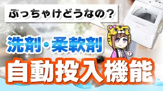 【必須？】洗濯機の洗剤・柔軟剤自動投入機能のここだけのお話し [upl. by Nika958]