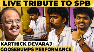 Wow😍 Karthick Devarajs Mesmerizing Performance to SPB  Best Tribute Ever Magical [upl. by Ralat994]