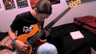 Martin Plante Bass Solo  Chicks Pain by Mathieu Fiset [upl. by Etom]