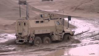 US ARMY MRAP drivers training in Kuwait [upl. by Naras]