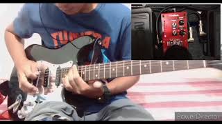 Audioslave  Like a Stone Solo Cover using DigiTech Whammy Ricochet [upl. by Aneehsat]