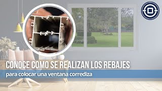 Rebajes en contramarcos para Ventana Corrediza [upl. by Jariah]