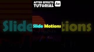 retro text animation After Effects tutorial  анимация текста [upl. by Leugimsiul]