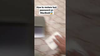 How to restore lost password on MacBook [upl. by Nylyram]