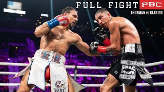 Thurman vs Barrios FULL FIGHT February 5 2022  PBC on FOX PPV [upl. by Antrim714]