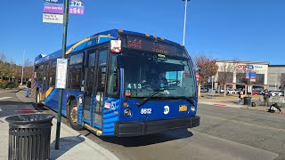 MTA NYCT Bus 2019 NovaBus LFS 8612 On The S44 [upl. by Washington]