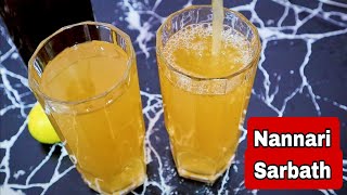 Nannari Sarbath  Indian Sarsaparilla Sarbath Recipe 😋👌👍 [upl. by Eimma844]