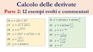 Impariamo insieme a calcolare le derivate  Parte 2 [upl. by Soirtemed]