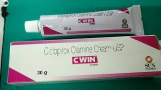 C Win Cream  CWin Cream  Ciclopirox olamin Cream  C win Cream use side effects amp benefits [upl. by Prudi]