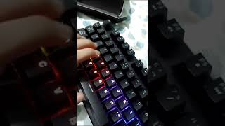 Unboxing Probando el Teclado Mecanico GameCraft Krypton T8000 Switches Blue [upl. by Winwaloe704]