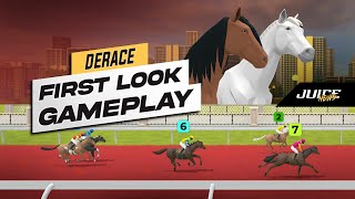 DeRace  Gameplay  Virtual Horse Racing Game [upl. by Wattenberg116]