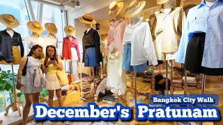 4K 🇹🇭 Bangkok City Walking Tour Decembers​ Pratunam​ in Grand Diamond Plaza allaboutbangkok [upl. by Pich]