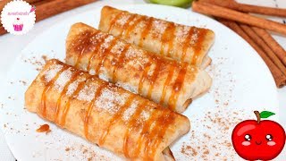 ROLLITOS DE MANZANA fáciles y rápidos 💖 Postres de Vane [upl. by Gerlac100]