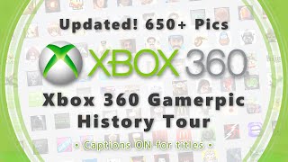 UPDATED  Xbox 360 Gamerpic History Tour TURN CAPTIONS ON [upl. by Hoseia]