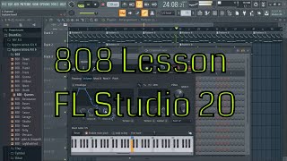 FL Studio 808 Lesson How to add an 808 with Kicks [upl. by Materse848]