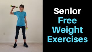 Senior Free Weight Exercises To Halt Atrophy [upl. by Netniuq31]