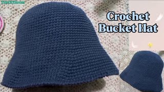 Crochet Bucket Hat  Easy Hat  THeDIYRoom crochet amigurumi handmade DIY Hat [upl. by Parish89]