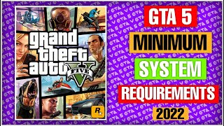 Lowest RAM PROCESSOR STORAGE GRAPHICS CARD  gta 5 minimum system requirements [upl. by Iahcedrom339]