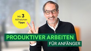 Produktivität steigern 3 Tipps für mehr Effizienz beim Arbeiten  AOK [upl. by Hanley]