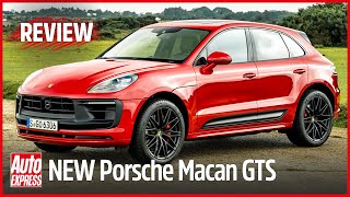 NEW Porsche Macan GTS review Steve Sutcliffe drives the fastest Macan on sale  Auto Express [upl. by Sherris996]