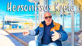 Hersonissos Crete 2024 walking tour 4k vlog also STAR BEACH Greece [upl. by Anerat]