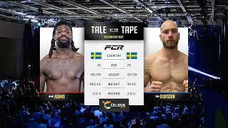 FCR 15 Najib Adams vs Erik Olofsson [upl. by Halludba497]