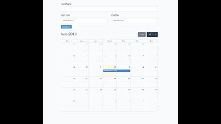 Fullcalendar in Laravel with Vue [upl. by Moria371]