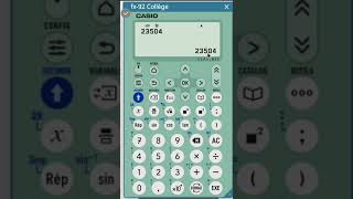 Separation chiffres calculatrice casio fx92 college [upl. by Issy898]