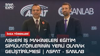 Askeri İş Makineleri Eğitim Simülatörlerinin Yerli Olarak Geliştirilmesi  ASFAT  SANLAB [upl. by Eila]