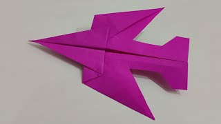 Best World Record Paper Plane  How To Make Best Paper Airplane [upl. by Elene616]